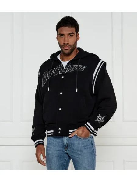 Geacă bomber Off-white alb