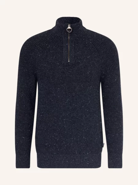 Barbour Svetr S Rolákem tmavě modrá