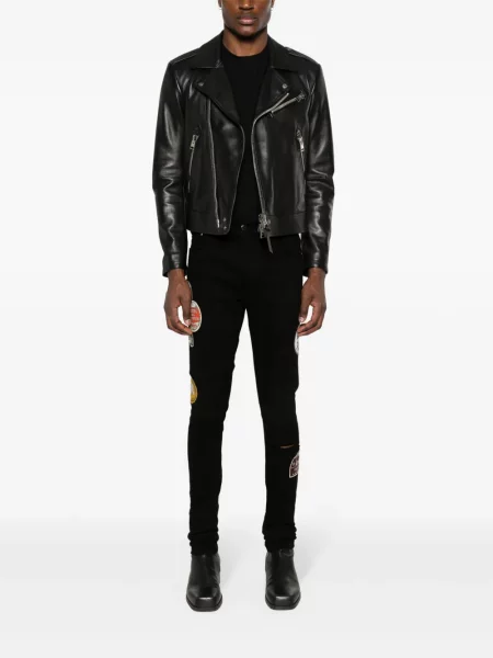 Skinny turystyka piesza jeansy skinny Amiri czarne