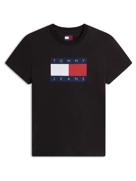 Majica Tommy Jeans crna