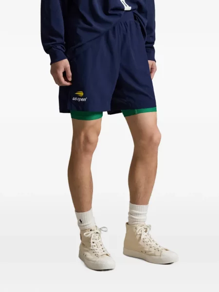 Șapcă Polo Ralph Lauren de mătase cu dungi cu cataramă albastru
