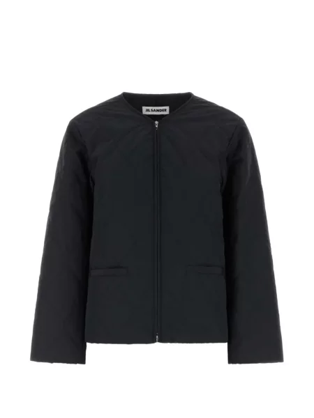 Matlasat geacă Jil Sander negru