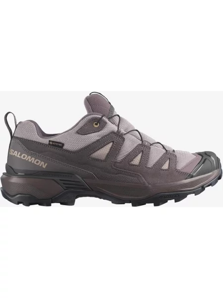 Buty do biegania Salomon X Ultra Leather GORE-TEX szary malwa czarny