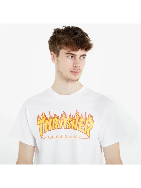 Tricou Thrasher cu autograf alb