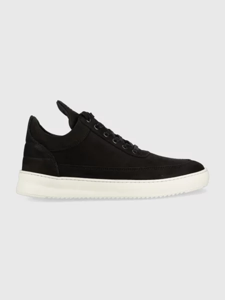 Tenisice od brušene kože Filling Pieces Low Top Ripple crna