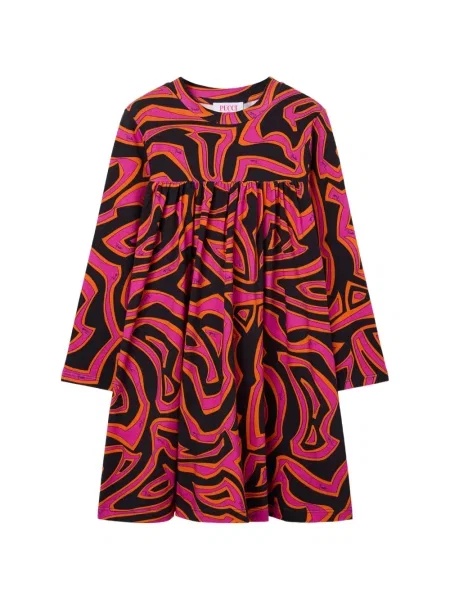 Sukienka mini dziecięca Pucci czarna