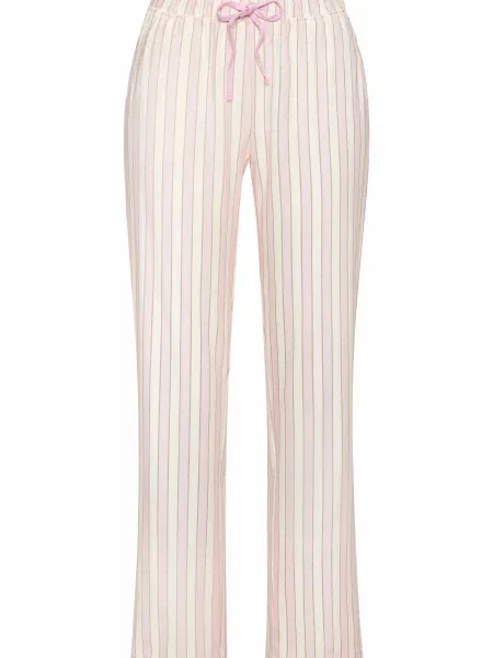 VIVANCE Pantaloni de pijama roz / murdar alb
