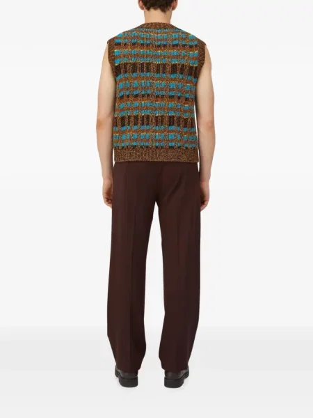 Pantaloni Retori de lână maro