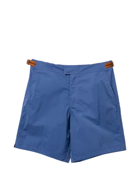 Slip de baie Zegna cu cataramă albastru