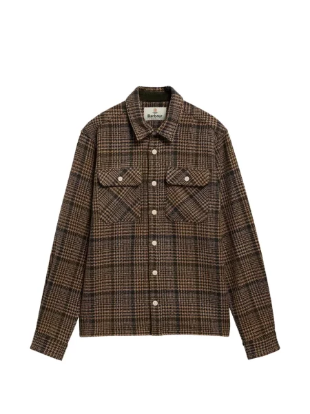 Cămașă Barbour cu model pepito maro