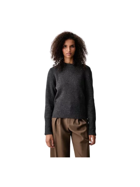 Sweter Mm6 Maison Margiela wełniany szary