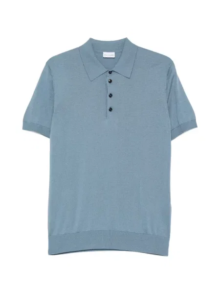 Scurt tricou polo Pal Zileri albastru
