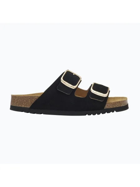 Scholl Josephine Suede дамски джапанки black черно