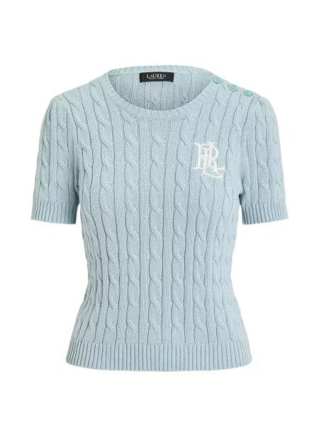 Scurt pulover Lauren Ralph Lauren albastru