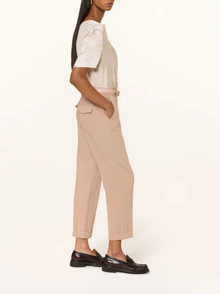 Marc Cain Spodnie Fordon beige beżowe