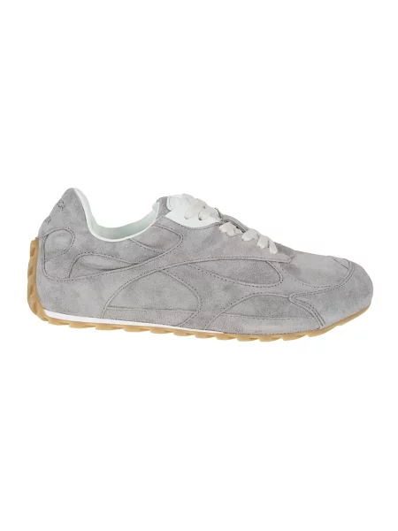Sneakersy Bottega Veneta skórzane szare