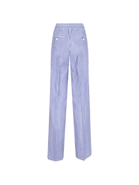 Pantaloni Kiton cu dungi albastru