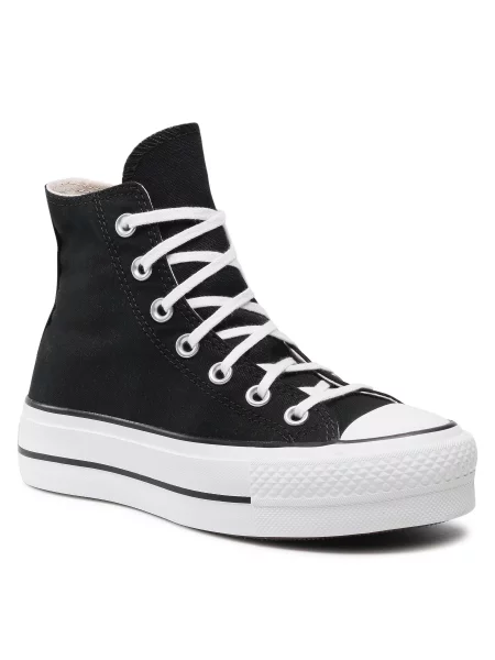 Modne superge Converse Ctas Lift Hi Black/White/White bela