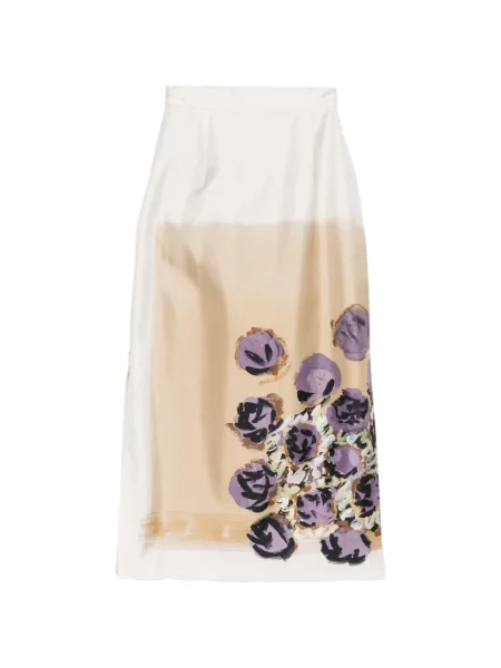 Fustă tip creion Antonio Marras cu model floral cu imagine