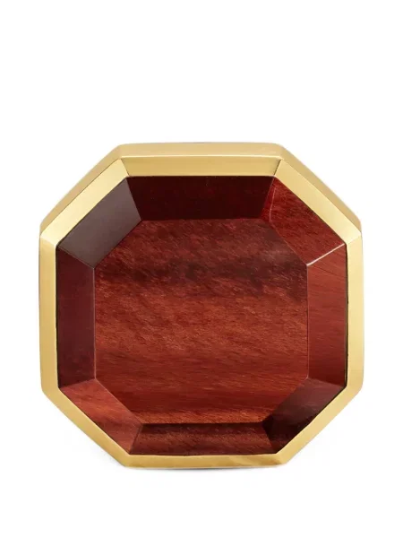 Tigriscsíkos mandzsettagomb David Yurman piros