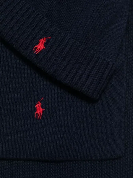 Κασκόλ Polo Ralph Lauren μπλε