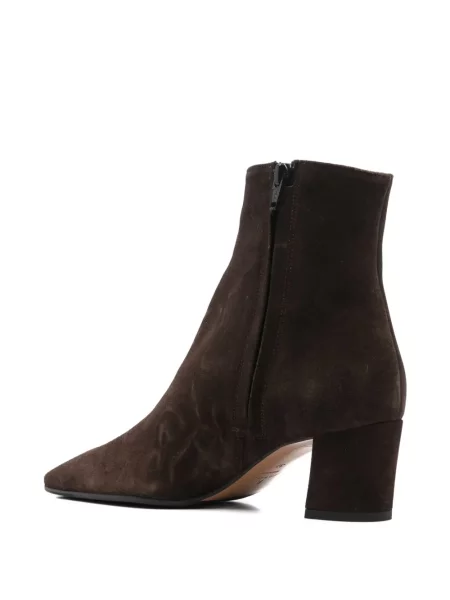 Botine Fabio Rusconi cu toc bloc maro