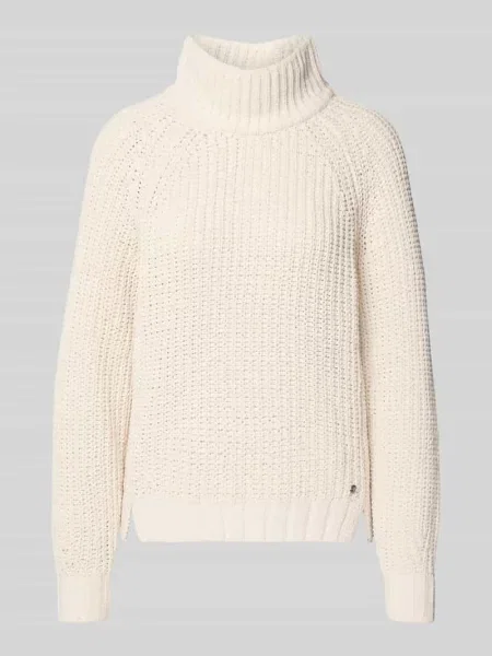 Sweter z dzianiny z prążkowanymi wykończeniami Monari