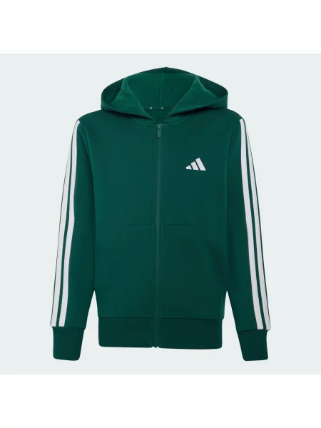 Mikina Essentials Full-Zip Kids bílá