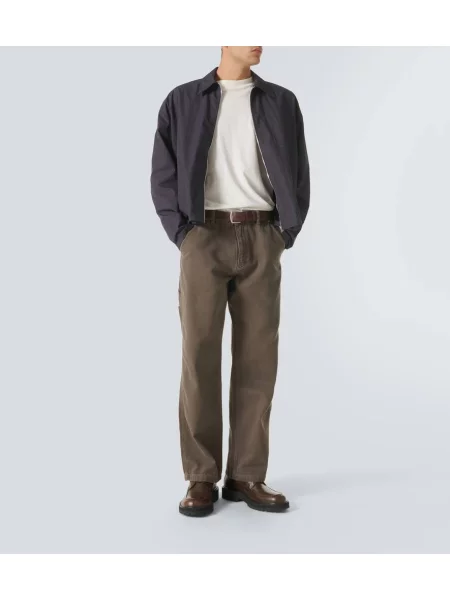 Pantaloni Frame din canvas bej