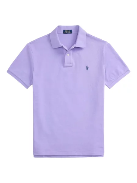 Kožené tričko Polo Ralph Lauren bez podpatku zelené