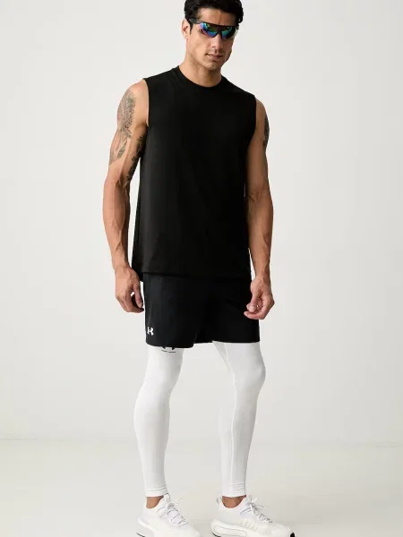Pantaloni sport Under Armour alb