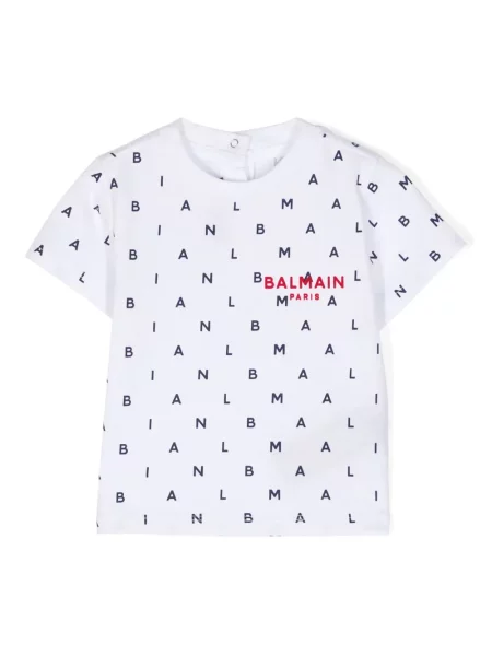 Koszulka dziecięca Balmain biała