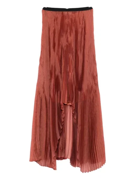 Fusta plisata Forte_forte plisată maro