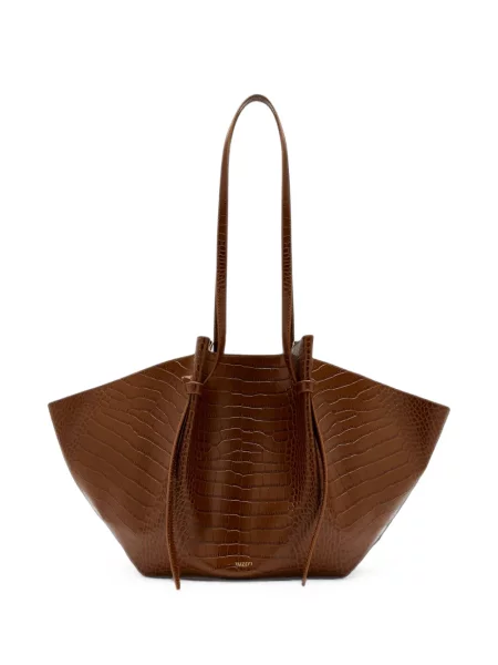 Geantă shopper Yuzefi din piele maro