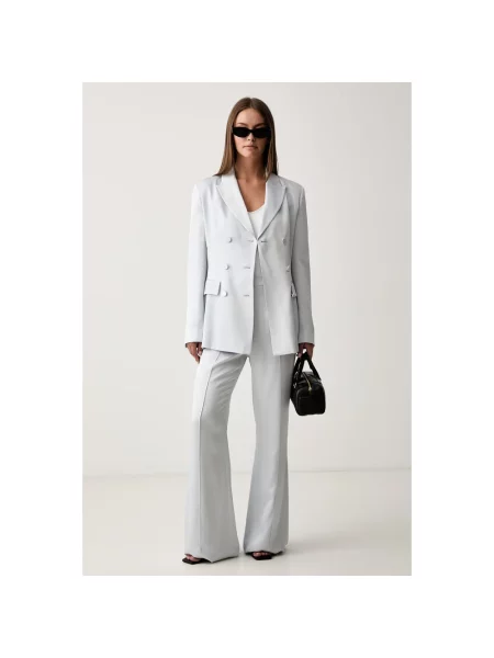 Spodnie Trussardi niebieskie