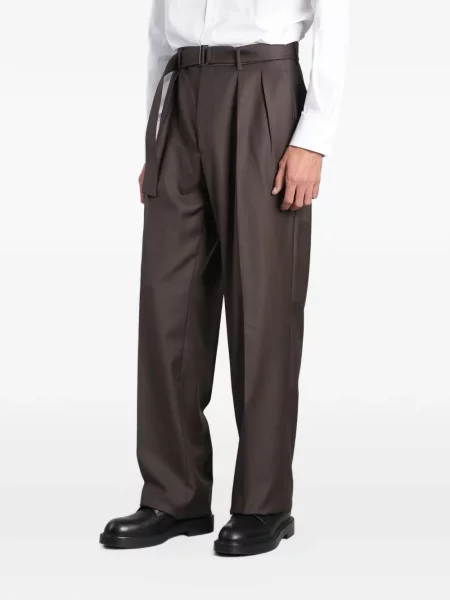 Cu centură pantaloni Tagliatore maro