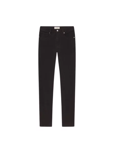 Jeansy straight leg Frame brązowe