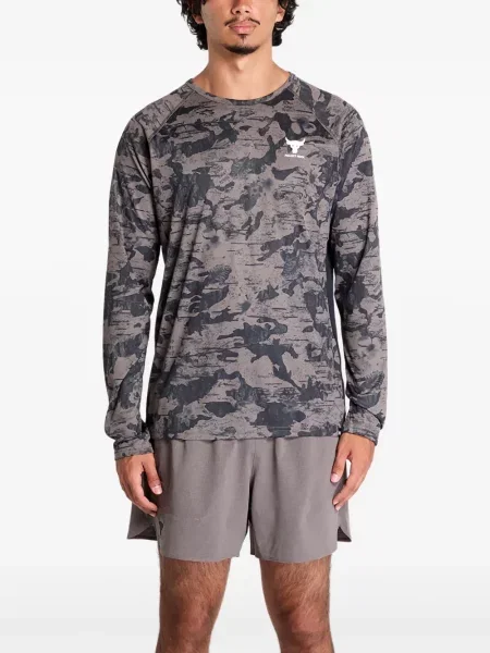 Tricou Under Armour cu imagine cu model camuflaj maro
