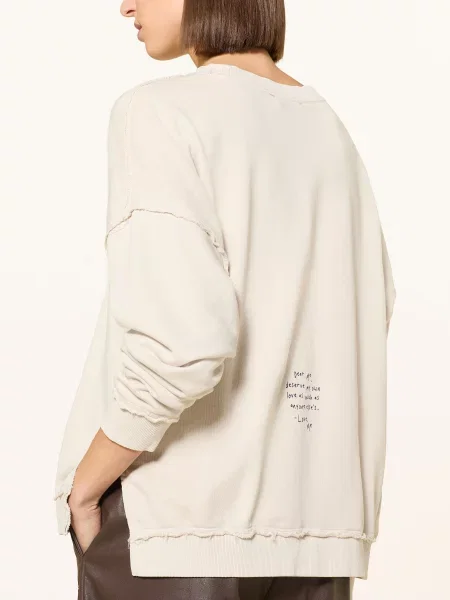Smith & Soul Bluza Oversize beige beżowa