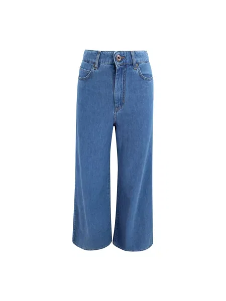 Weekend Max Mara Jeansy Kobieta S Szerokie Jeansyy niebieski