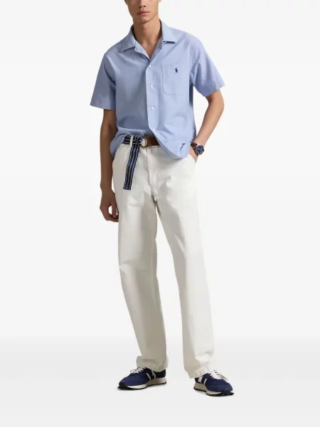 Șosete Polo Ralph Lauren de in cu dungi cu autograf negru