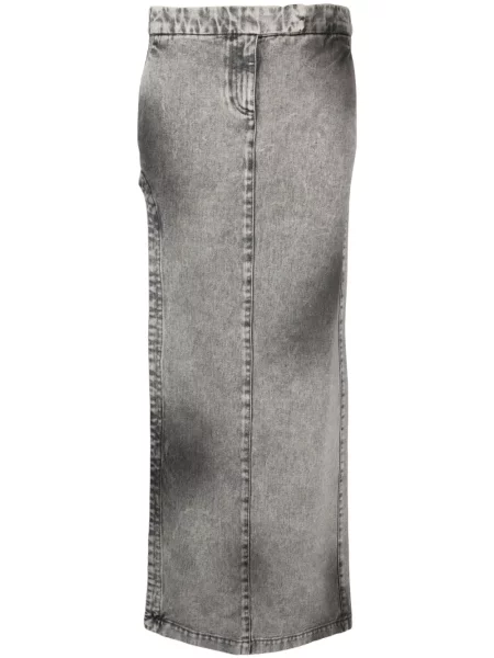 Fustă din denim Alessandro Vigilante gri