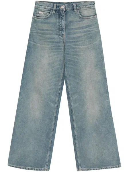 Jeansy Courreges niebieskie