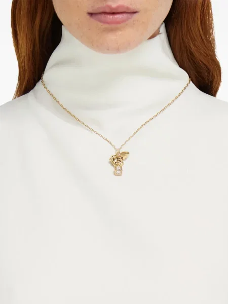 Gėlėtas pakabukas Ferragamo auksinė