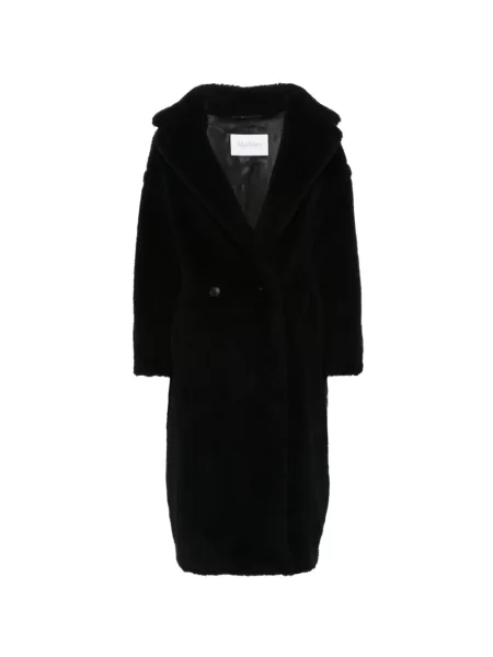Ursuleț de pluș palton Max Mara de lână negru