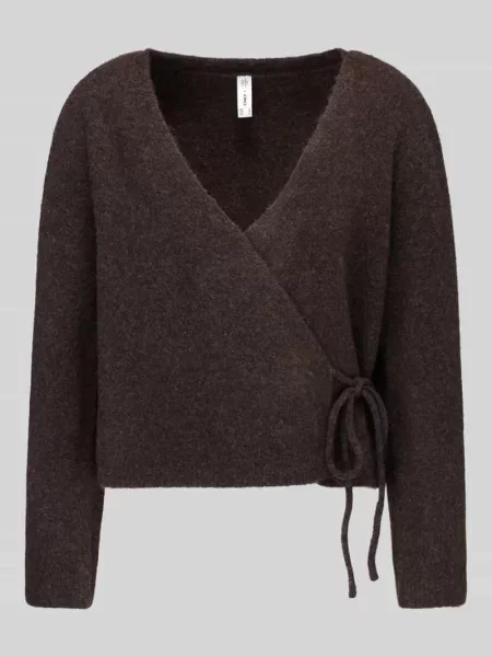 Kardigan rozpinany o kroju relaxed fit z domieszką wełny model LIVA' Only