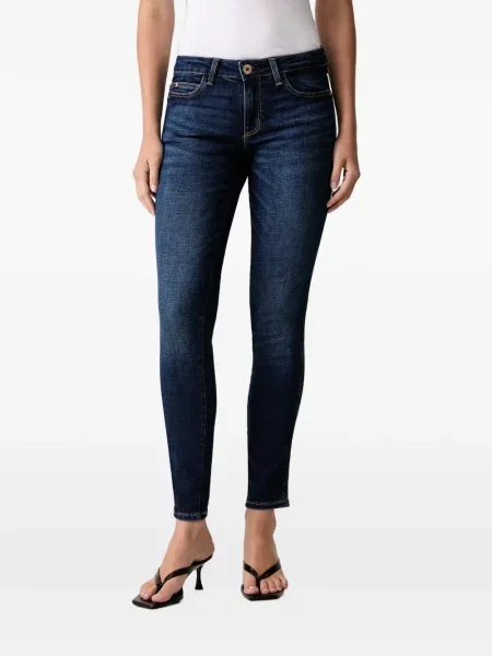 Blugi skinny Guess skinny fit albastru