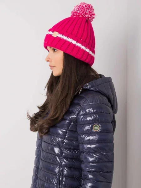 Šiltovka Fashionhunters fuchsia