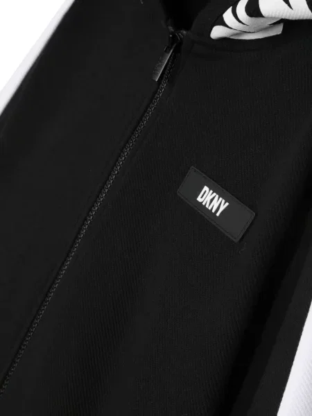 Bluza z kapturem dziecięca Dkny czarna