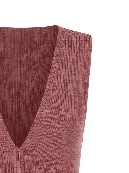 Cămașă Rick Owens cu decolteu în V roz